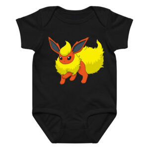 Pokemon Flareon Baby Bodysuit Cotton for Boys, Girls