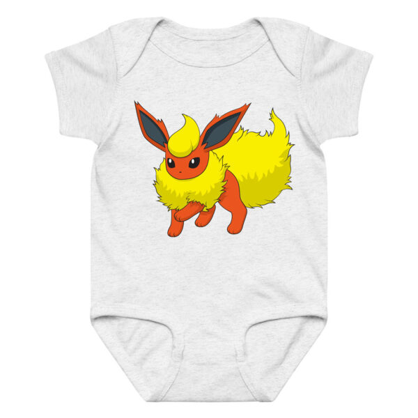 Pokemon Flareon Baby Bodysuit Cotton for Boys, Girls