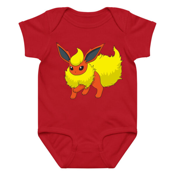 Pokemon Flareon Baby Bodysuit Cotton for Boys, Girls