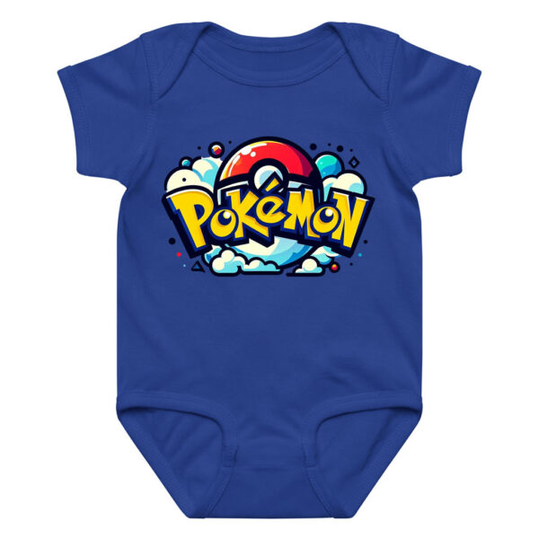 Pokemon Logo Baby Bodysuit Cotton Onesie