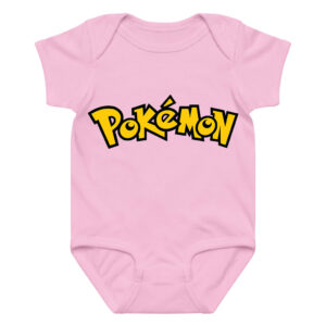 Pokemon Logo Baby Girl Bodysuits Boys Onesie Cotton