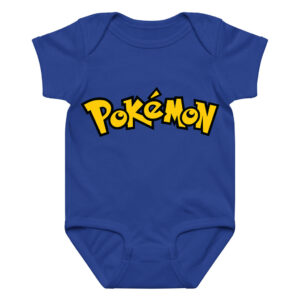 Pokemon Logo Baby Girl Bodysuits Boys Onesie Cotton