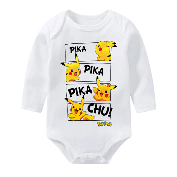 Pokemon Pikachu Baby Grow Pika Pika Chu Onesie