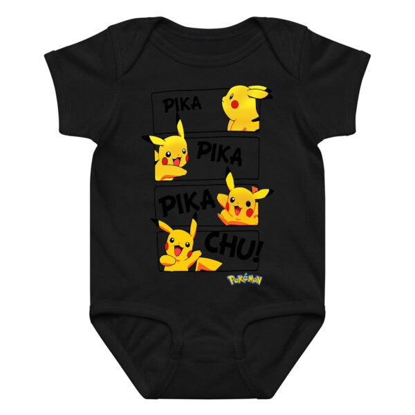 Pokemon Pikachu Baby Grow Pika Pika Chu Onesie