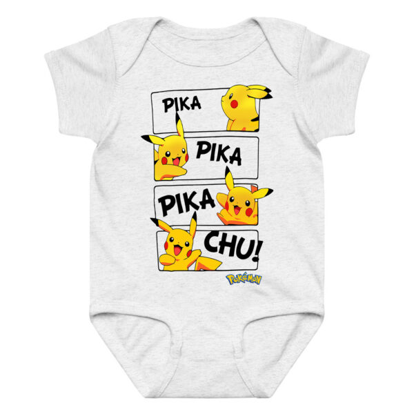 Pokemon Pikachu Baby Grow Pika Pika Chu Onesie