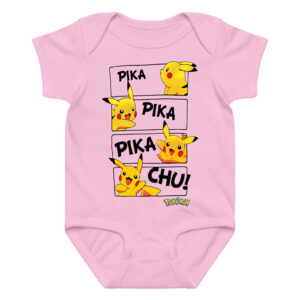 Pokemon Pikachu Baby Grow Pika Pika Chu Onesie