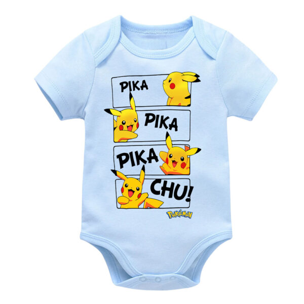 Pokemon Pikachu Baby Grow Pika Pika Chu Onesie
