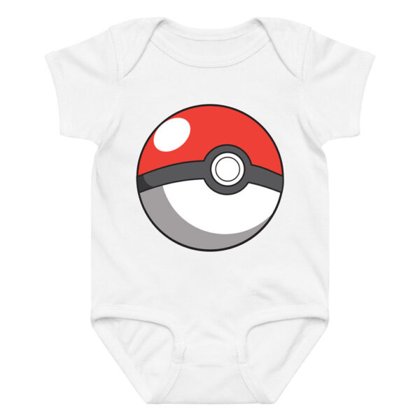 Pokemon Poké Ball Baby Bodysuit Cotton Onesie 0–24M