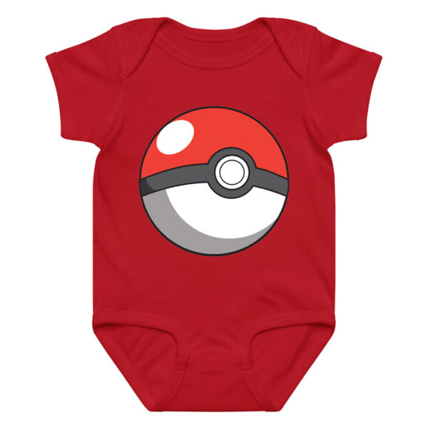 Pokemon Poké Ball Baby Bodysuit Cotton Onesie 0–24M