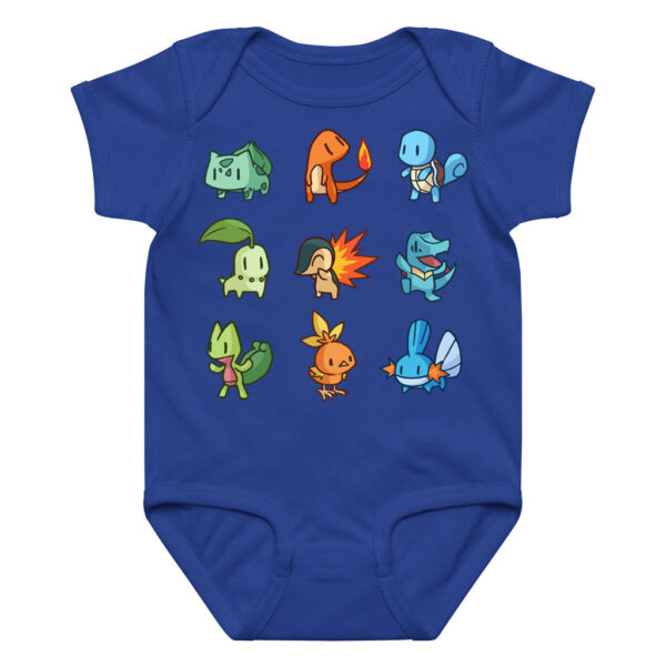 Pokemon Starter Baby Bodysuit Cotton Onesie 0–24M