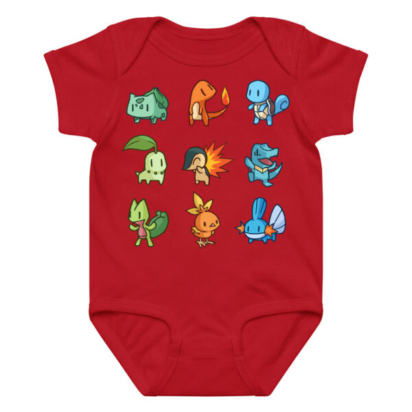 Pokemon Starter Baby Bodysuit Cotton Onesie 0–24M