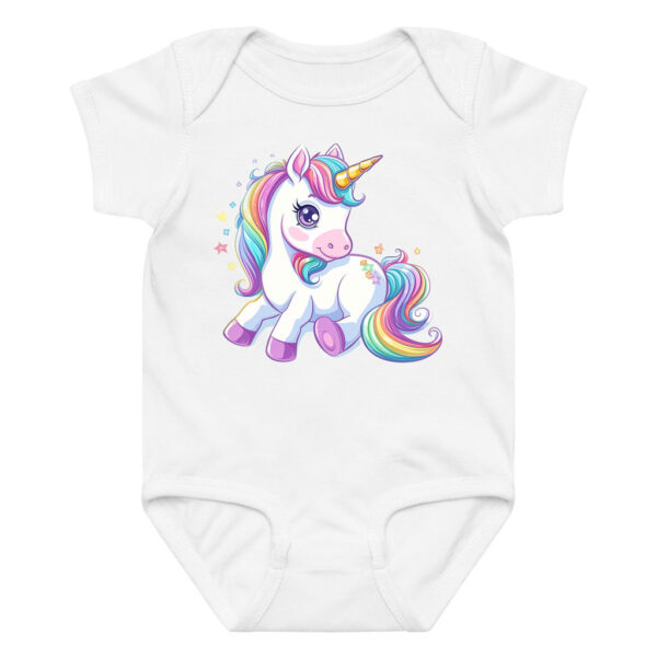Rainbow Unicorn Baby Onesie - Cute Cartoon Bodysuit