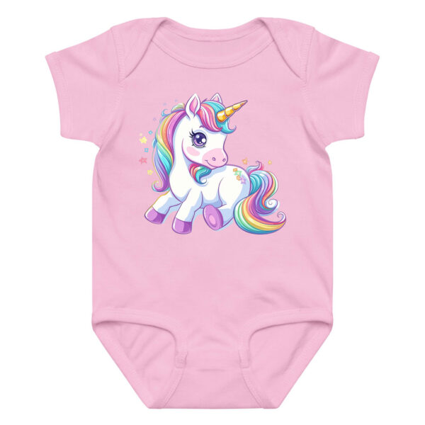 Rainbow Unicorn Baby Onesie - Cute Cartoon Bodysuit