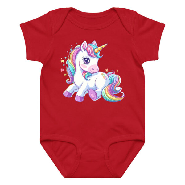 Rainbow Unicorn Baby Onesie - Cute Cartoon Bodysuit