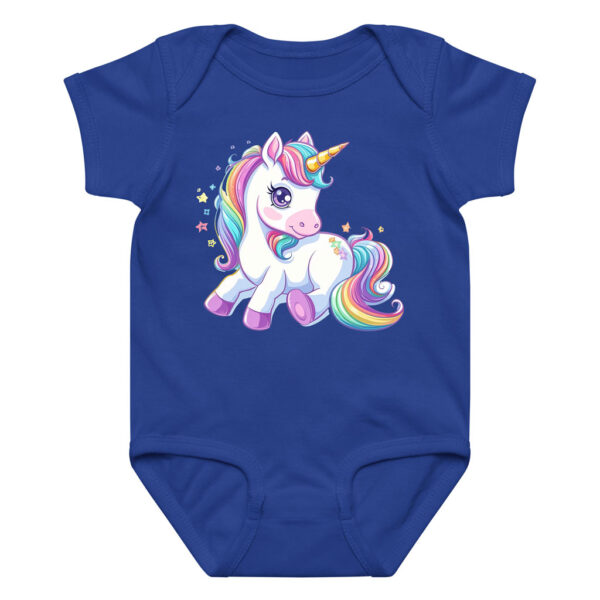 Rainbow Unicorn Baby Onesie - Cute Cartoon Bodysuit