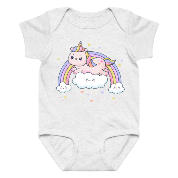 Rainbow Unicorn Clouds Baby Onesie Bodysuit