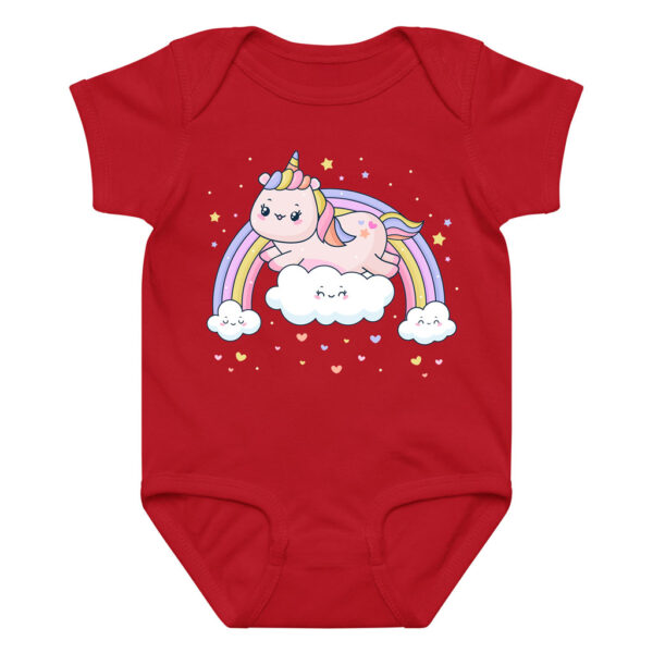 Rainbow Unicorn Clouds Baby Onesie Bodysuit