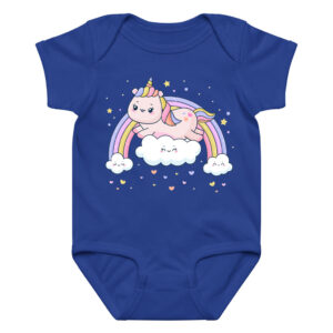 Rainbow Unicorn Clouds Baby Onesie Bodysuit