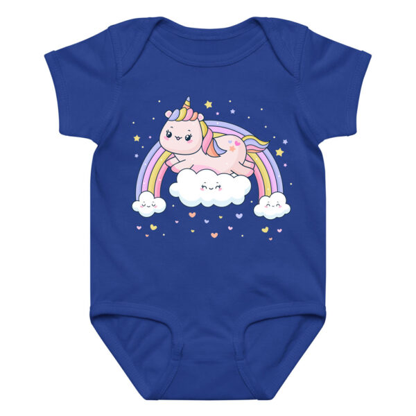 Rainbow Unicorn Clouds Baby Onesie Bodysuit