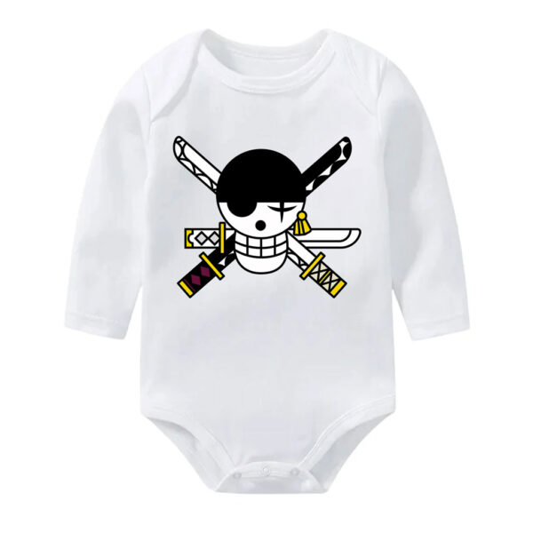 Roronoa Zoro Jolly Roger Onesie Baby Bodysuit