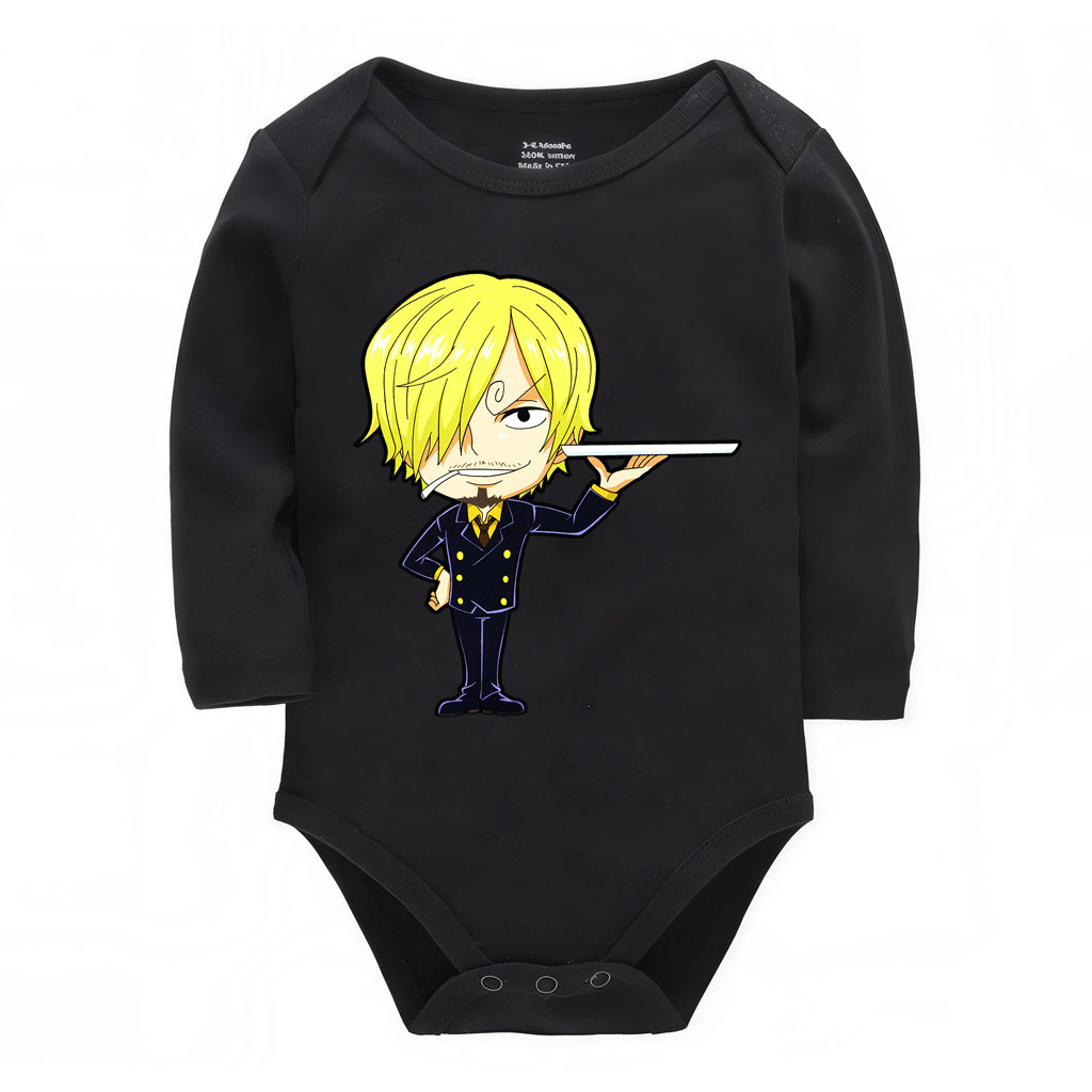Sanji Chibi Waiter Baby Anime Clothes Onesie Outfit 10 Sanji Chibi Waiter Baby Anime Clothes Onesie Outfit