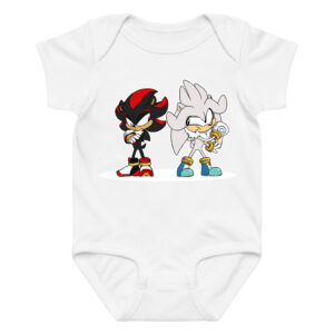 Shadow & Silver Sonic Baby Romper Costume