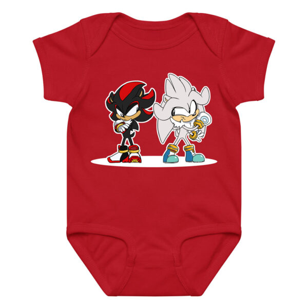 Shadow & Silver Sonic Baby Romper Costume
