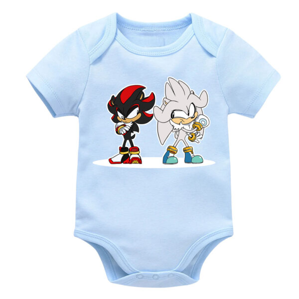 Shadow & Silver Sonic Baby Romper Costume