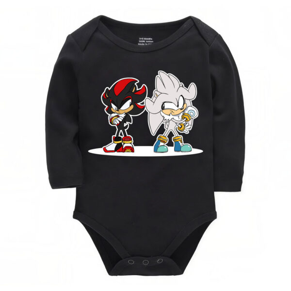 Shadow & Silver Sonic Baby Romper Costume