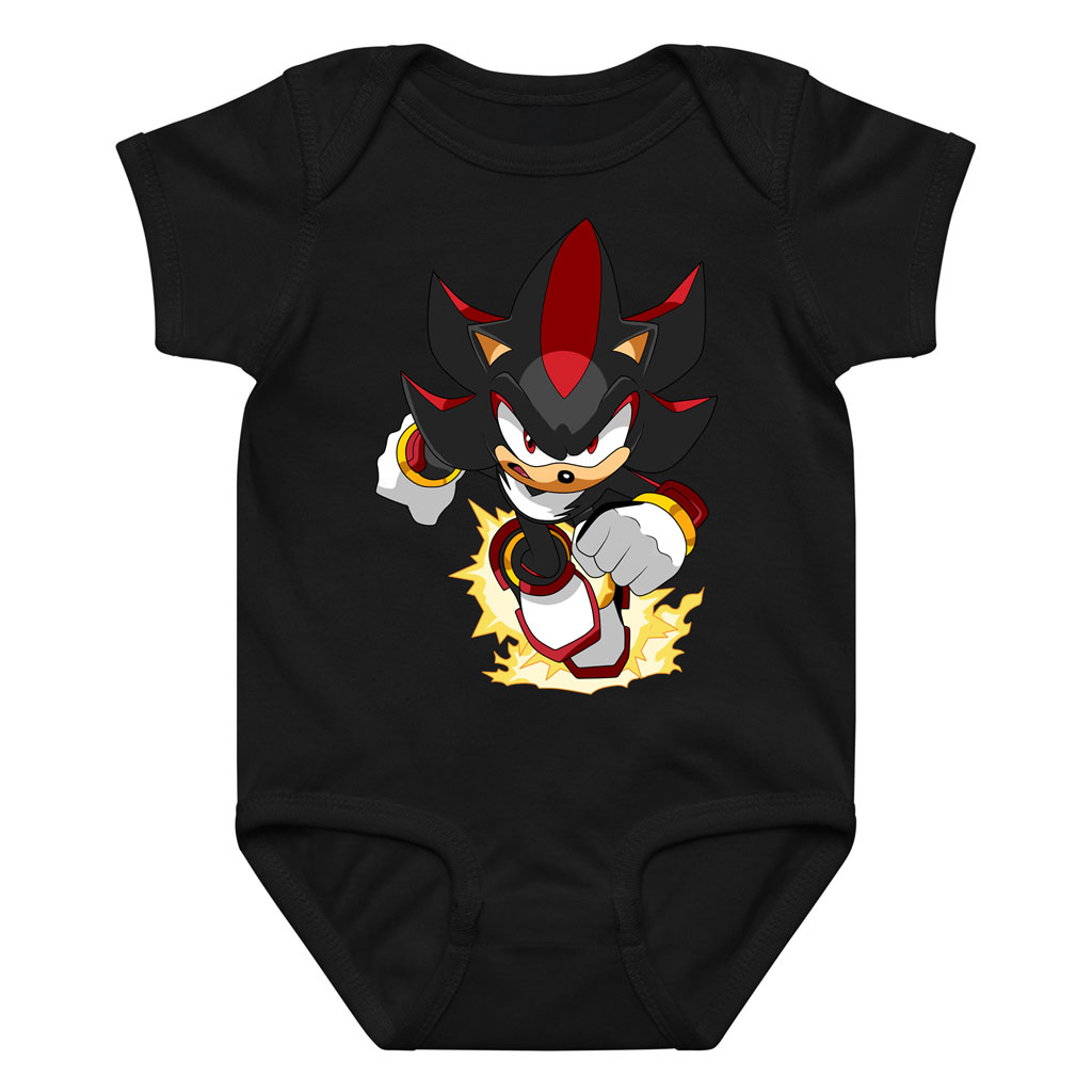 Shadow the Hedgehog Baby Onesie – Sonic Series Romper 10 Shadow the Hedgehog Baby Onesie – Sonic Series Romper