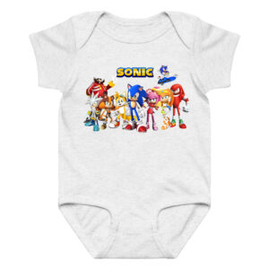 Sonic Characters Baby Girl Bodysuits Boy 0-24M