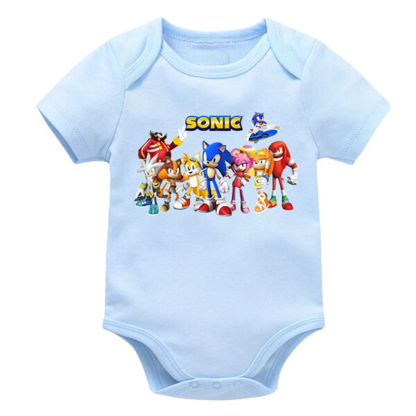 Sonic Characters Baby Girl Bodysuits Boy 0-24M
