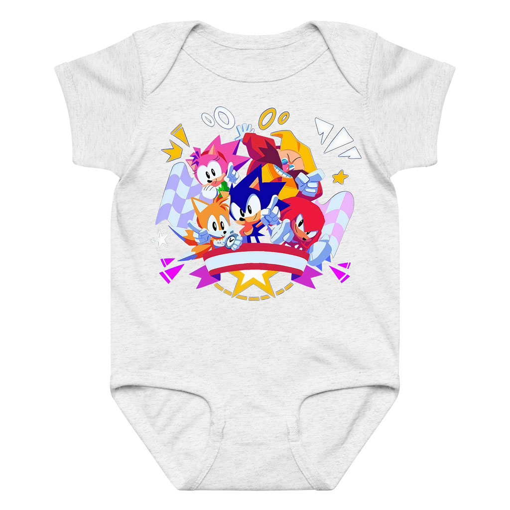 Sonic Squad Baby Onesie – Classic Video Game Bodysuit 10 Sonic Squad Baby Onesie – Classic Video Game Bodysuit