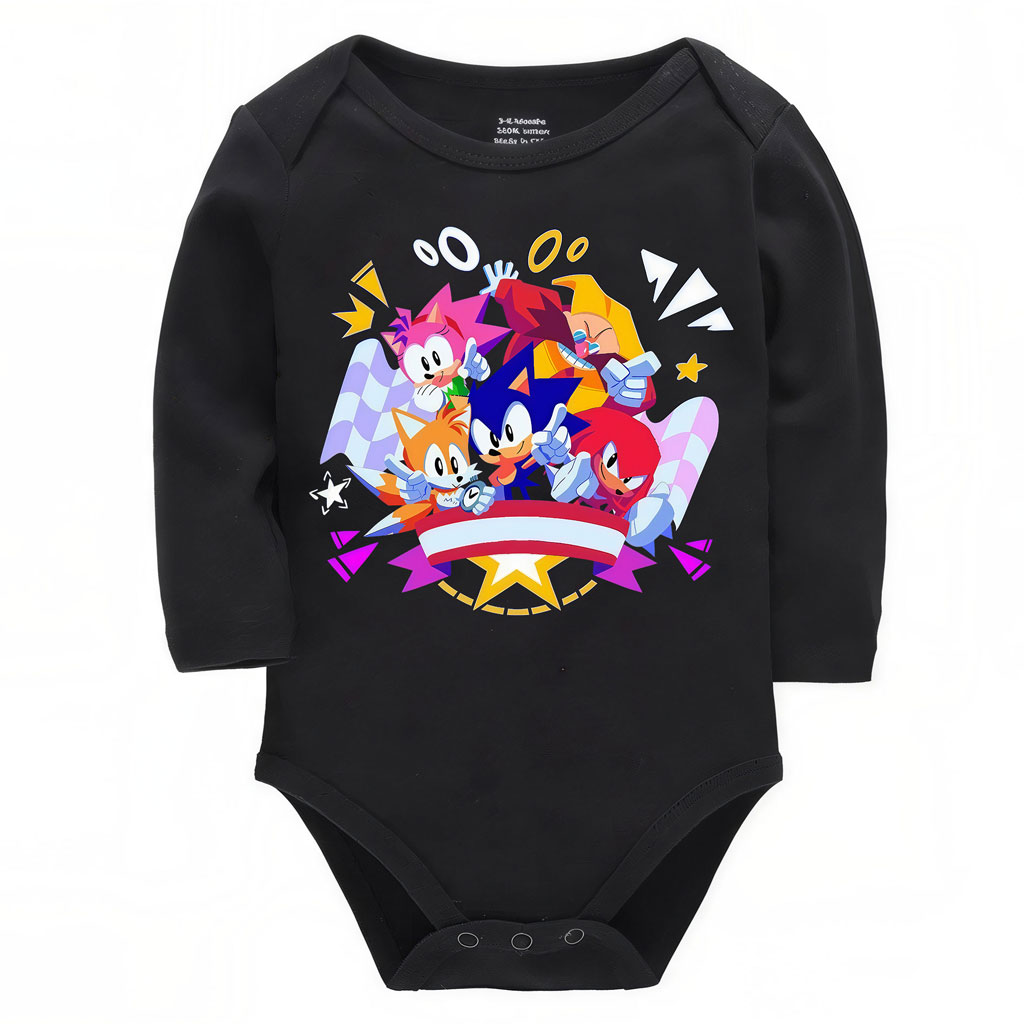 Sonic Squad Baby Onesie – Classic Video Game Bodysuit 9 Sonic Squad Baby Onesie – Classic Video Game Bodysuit