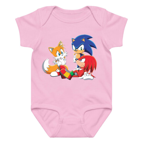 Sonic Tails and Knuckles Baby Boy Girl Onesies