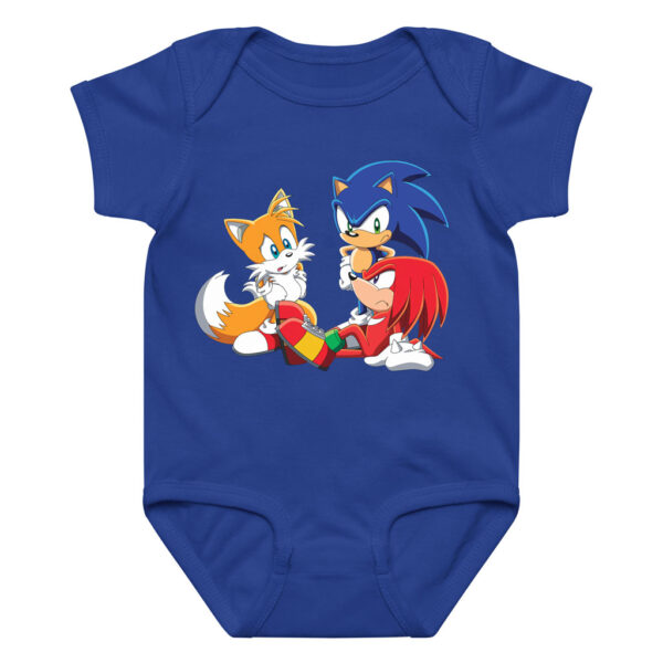 Sonic Tails and Knuckles Baby Boy Girl Onesies