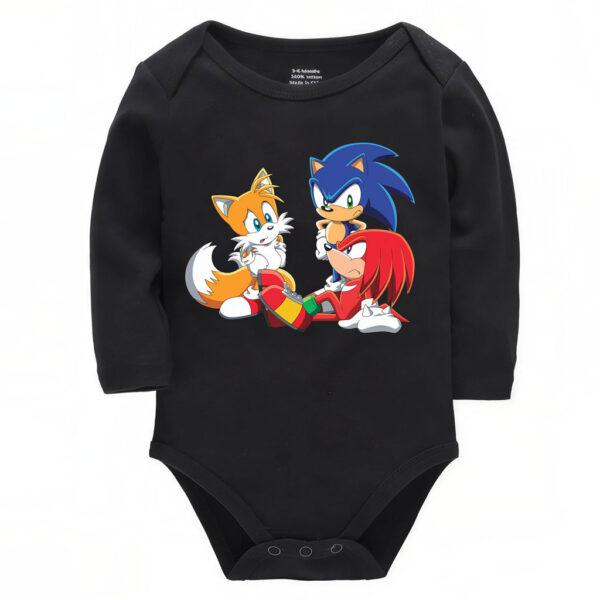 Sonic Tails and Knuckles Baby Boy Girl Onesies