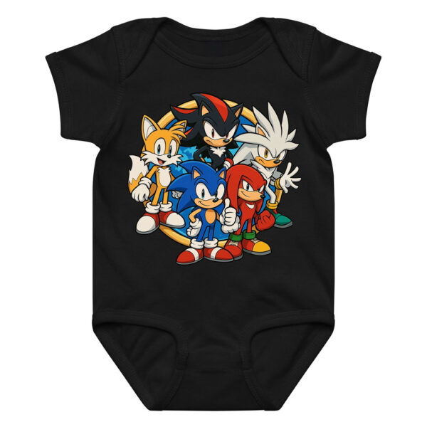 Sonic Team Baby Bodysuit Sonic, Tails, Knuckles and Shadow