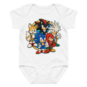 Sonic Team Baby Bodysuit Sonic, Tails, Knuckles and Shadow