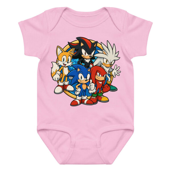 Sonic Team Baby Bodysuit Sonic, Tails, Knuckles and Shadow