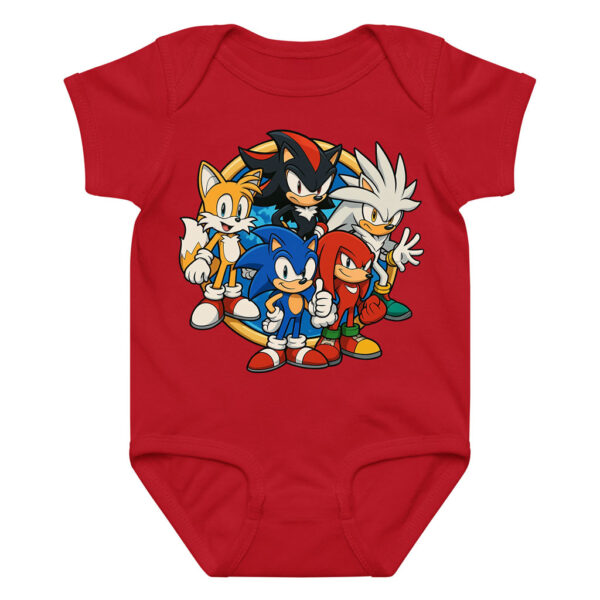 Sonic Team Baby Bodysuit Sonic, Tails, Knuckles and Shadow