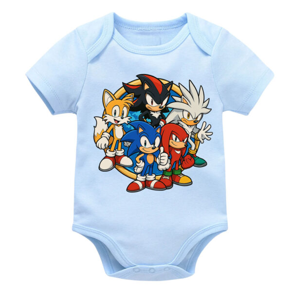Sonic Team Baby Bodysuit Sonic, Tails, Knuckles and Shadow