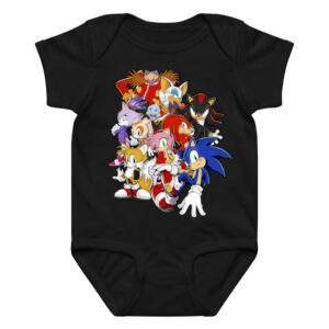 Sonic The Hedgehog Characters Newborn Bodysuits