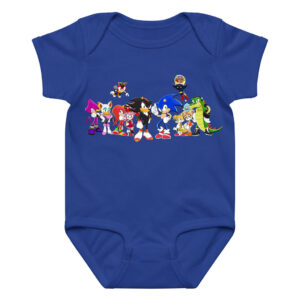 Sonic X Baby Short Bodysuit Romper​ - Cartoon Heroes Onesie