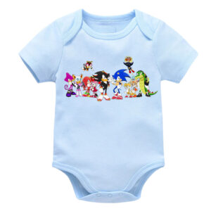 Sonic X Baby Short Bodysuit Romper​ - Cartoon Heroes Onesie