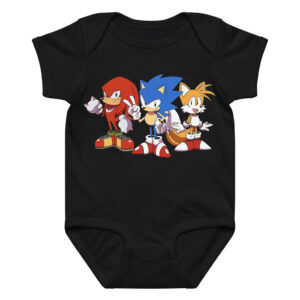 Sonic the Hedgehog, Sonic Tails and Knuckles Baby Onesie