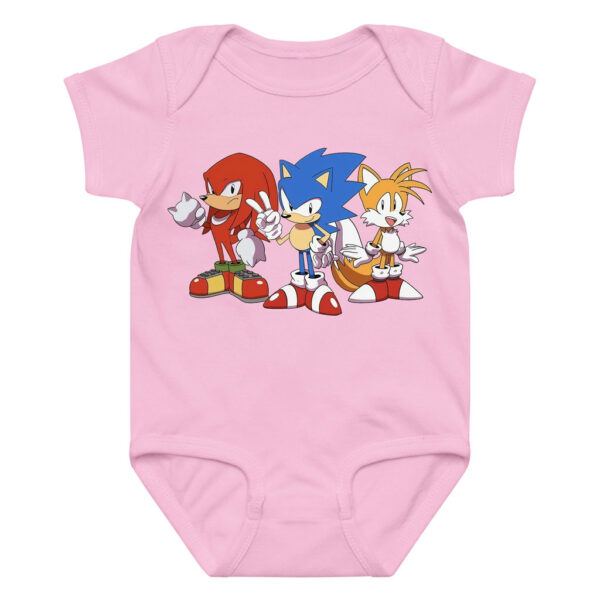 Sonic the Hedgehog, Sonic Tails and Knuckles Baby Onesie