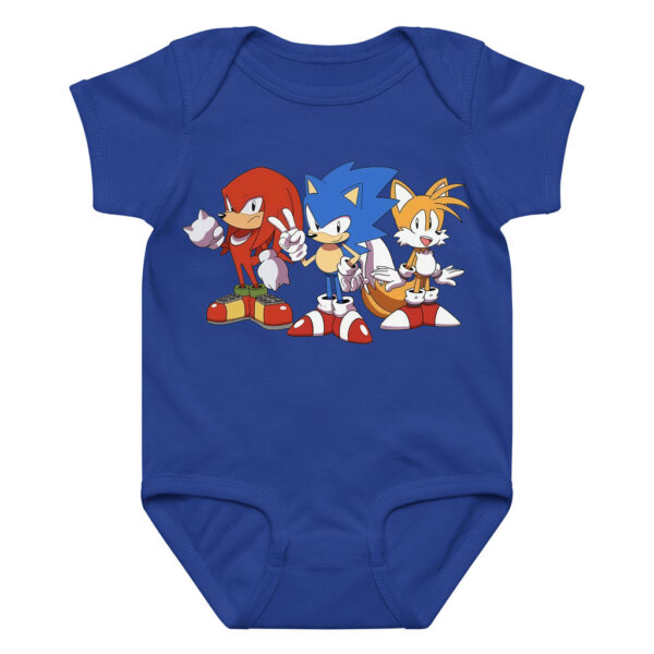 Sonic the Hedgehog, Sonic Tails and Knuckles Baby Onesie