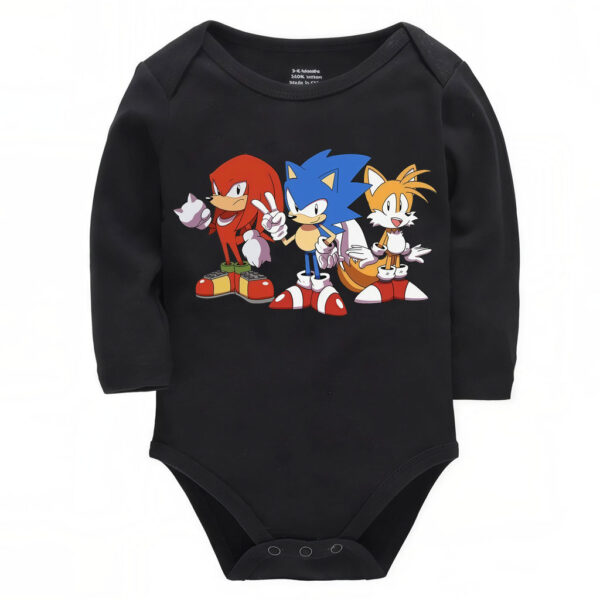 Sonic the Hedgehog, Sonic Tails and Knuckles Baby Onesie