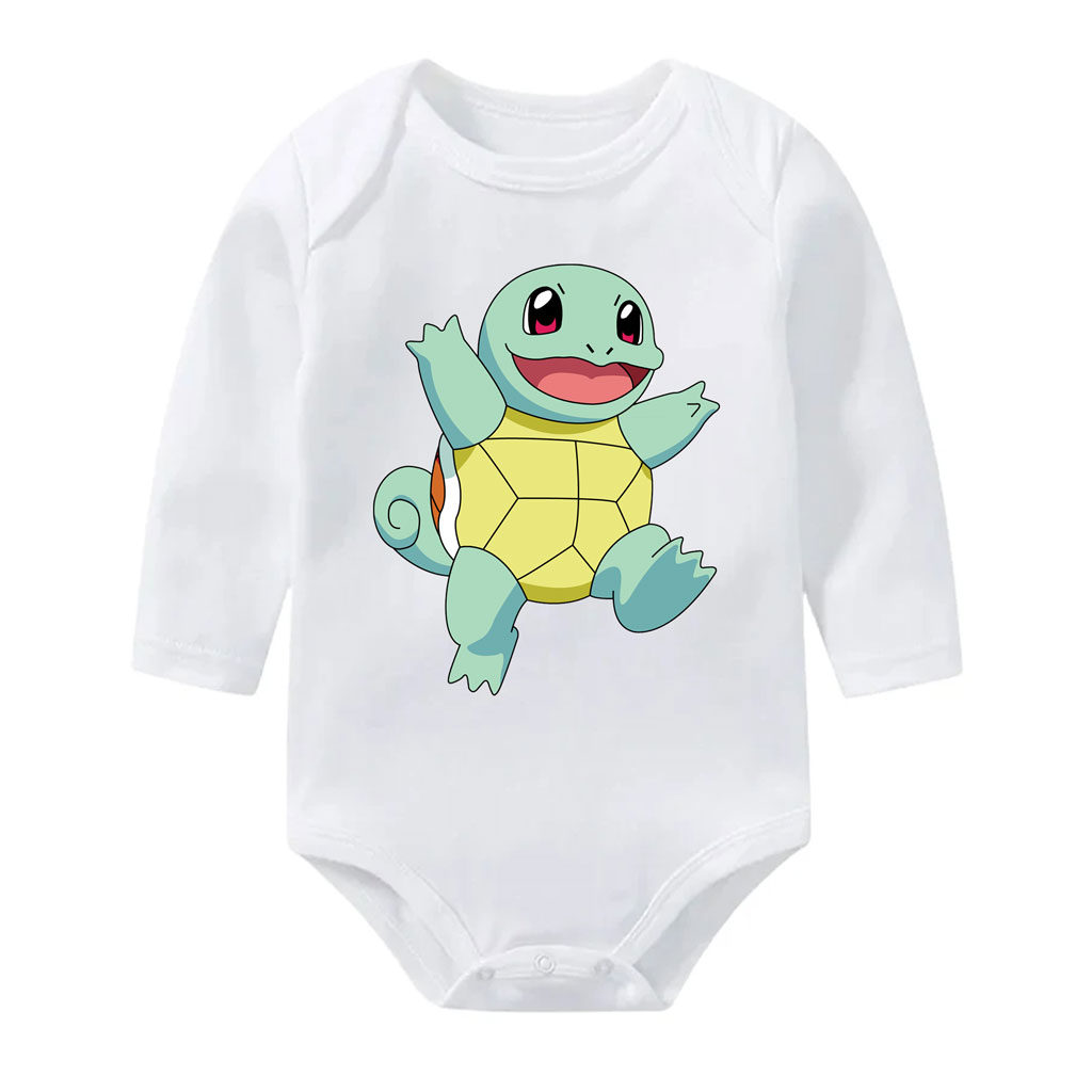 Squirtle Baby Boy Bodysuit Newborn Onesie Unisex 0-24M 10 Squirtle Baby Boy Bodysuit Unisex